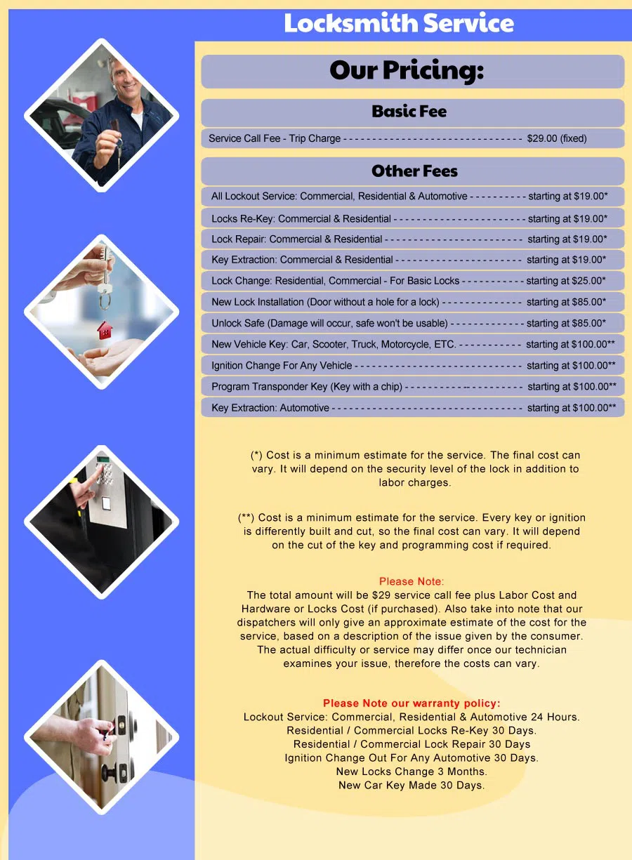 General Locksmith Store Willowbrook, IL 708-401-1100